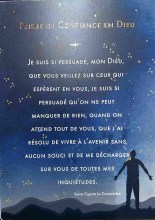 Prière Scoute - carte postale A6 avec dorure